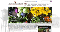 Desktop Screenshot of franklinfarmersmarket.com